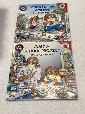 Little Critter Books - Good For Me and You & Just a School Project - Colorful